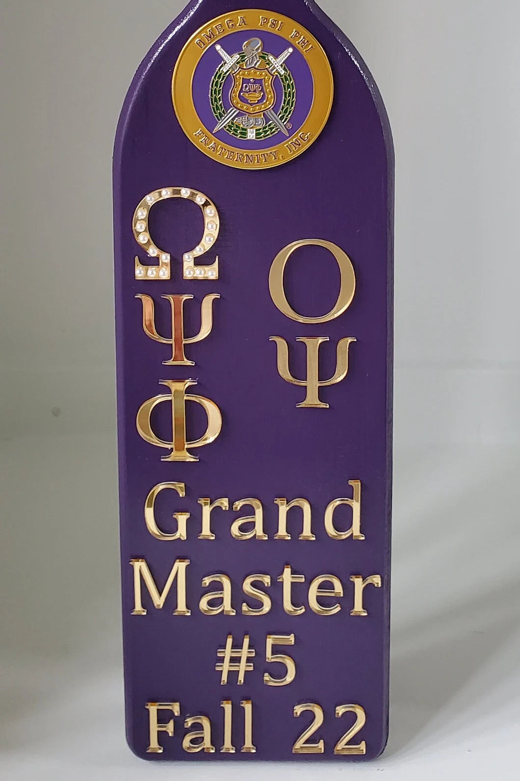 Custom Omega Psi Phi Paddle